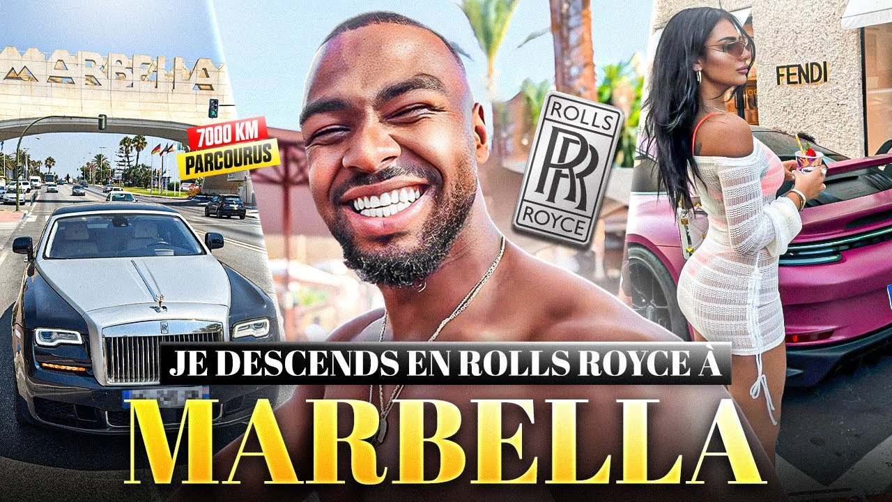 JE DESCENDS À MARBELLA EN ROLLS ROYCE ! 🏝️