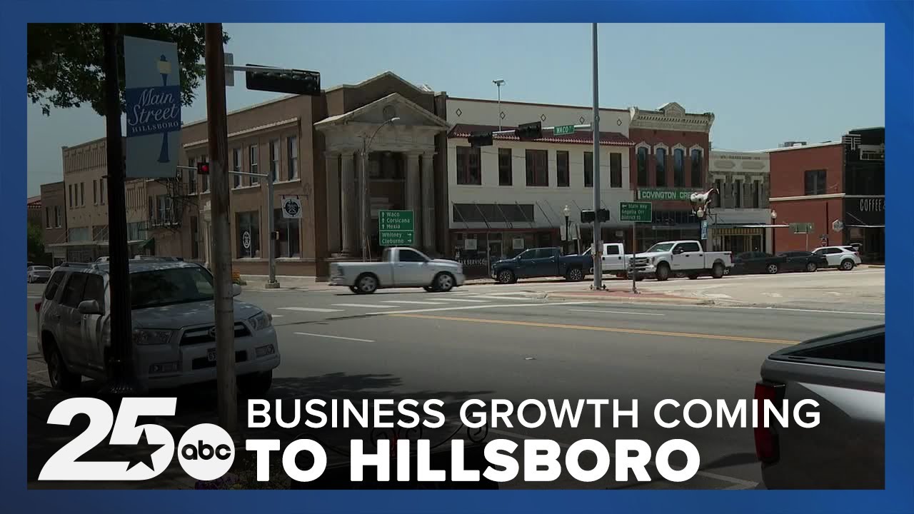 Hillsboro expecting to see growth in new businesses #news #texas