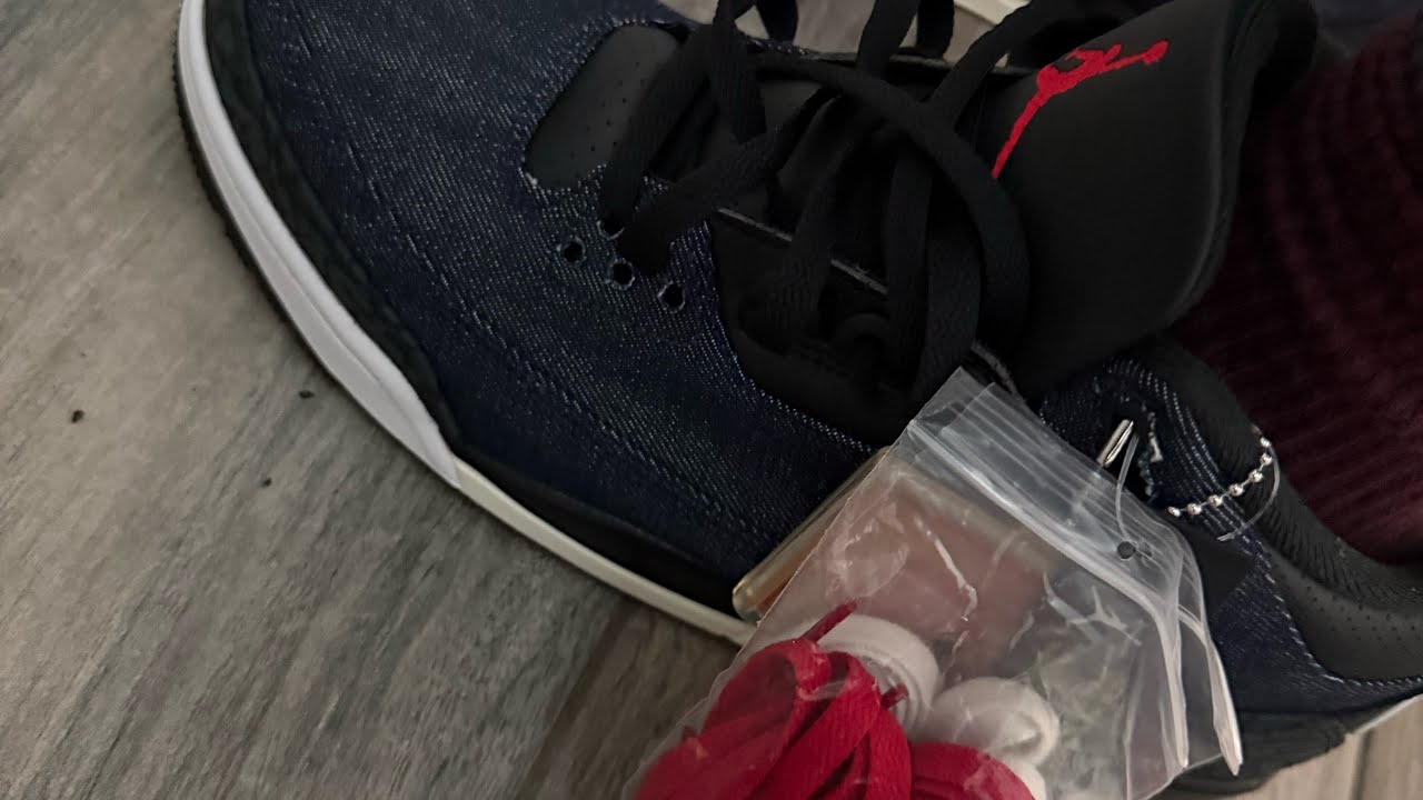 Air Jordan 3 ￼ Levi’s (Blue) Review and sizing 🔥 🔥 🔥 