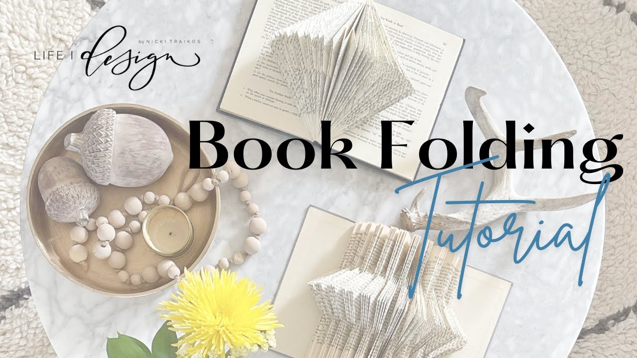 Book Folding Tutorial
