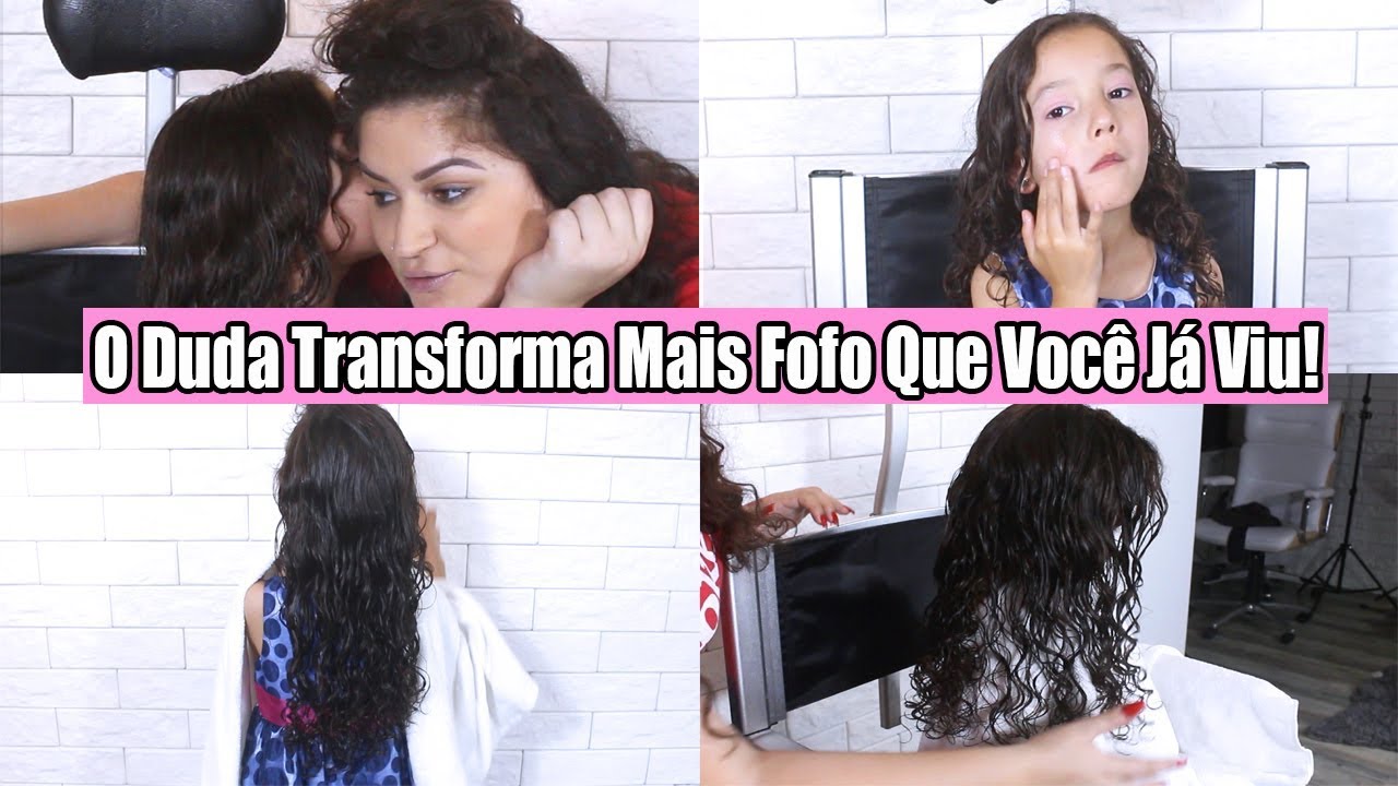 TRANSFORMEI UMA MINI LINDUDINHA EM PRINCESA CACHEADA - FINALIZANDO CACHOS TIPO 2!