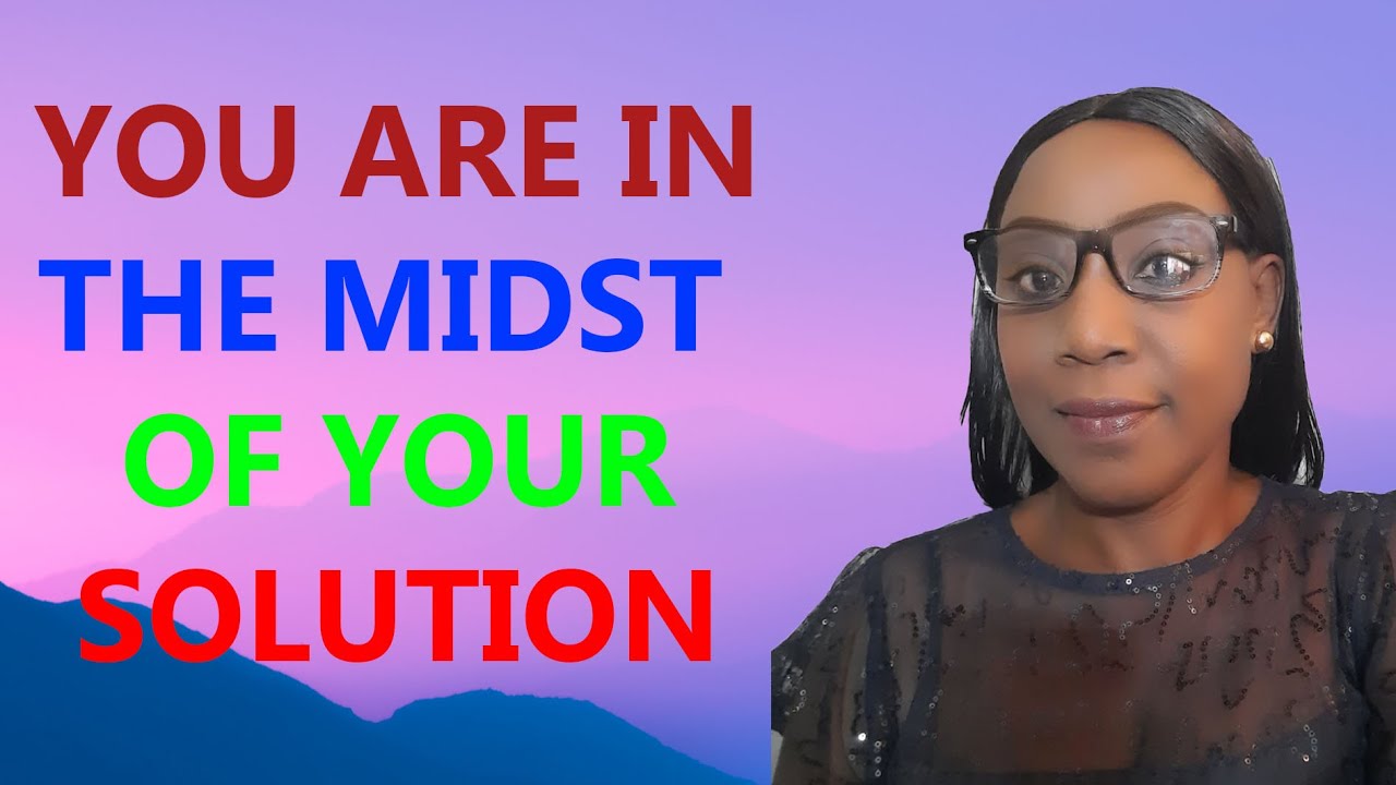 Stop Crying | You Are In The Midst Of Your Solution