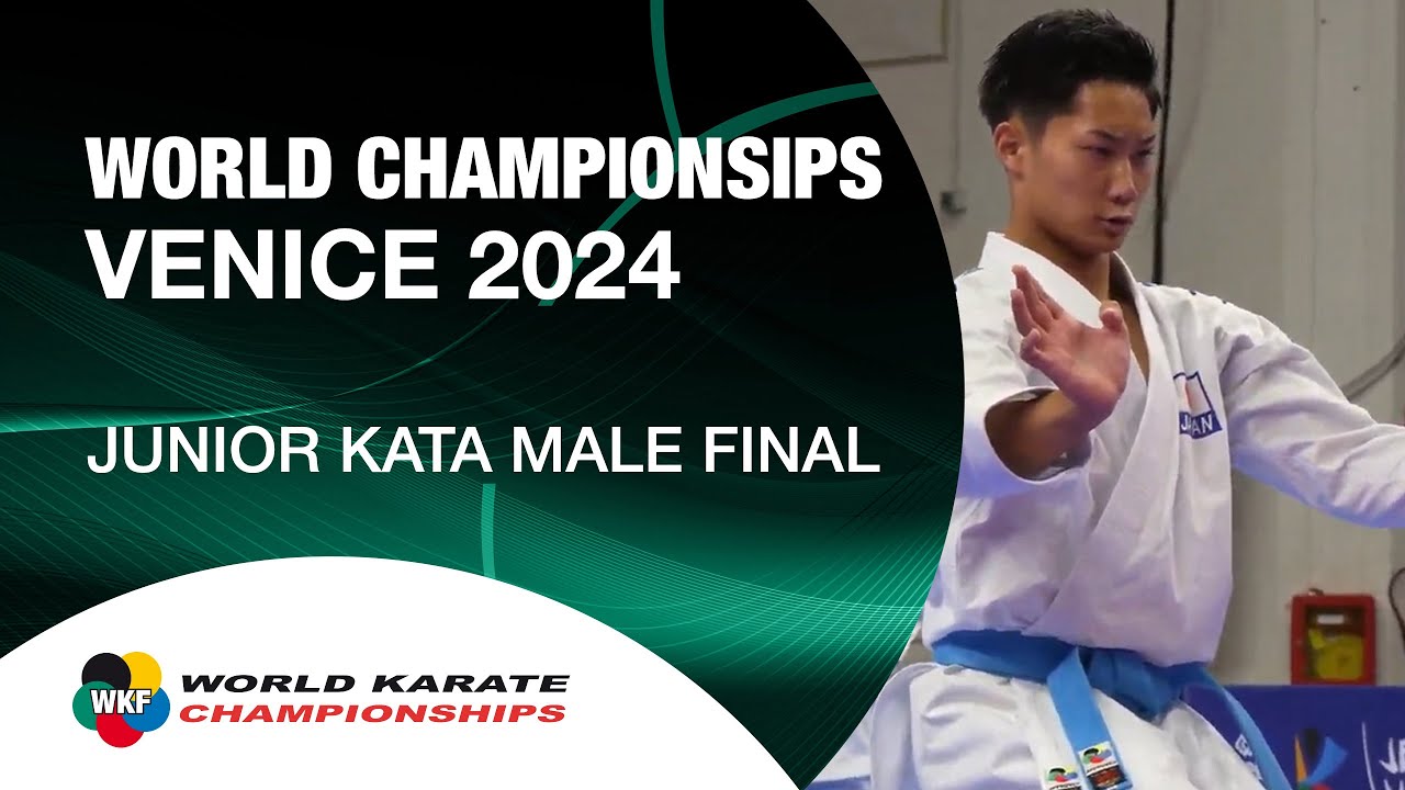 JUNIOR KATA MALE FINAL  | S. OKUMURA (JAPAN) VS I. LÓPEZ TOMÁS (SPAIN) | WORLD KARATE FEDERATION