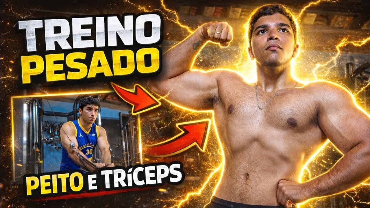 Treino de peito e triceps 