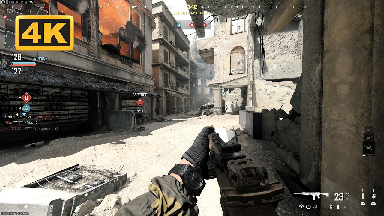 Call of Duty Modern Warfare 3 Multiplayer Invasion Gameplay 4K