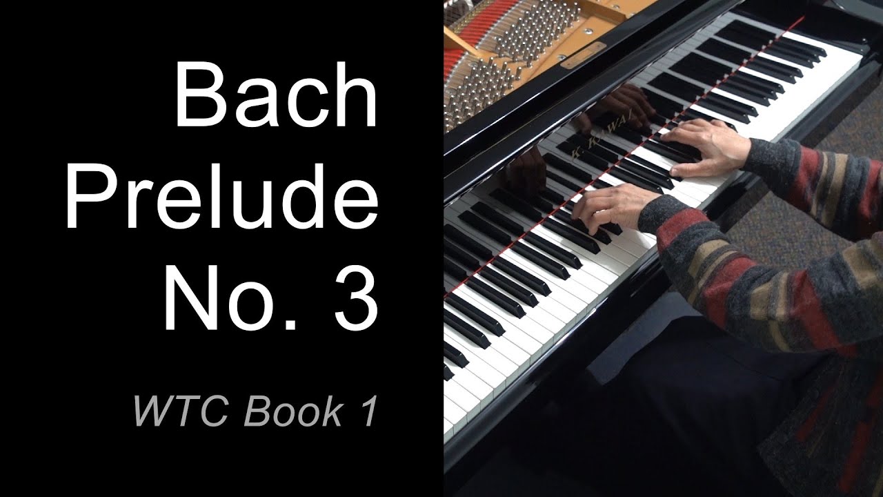 J.S. Bach Prelude No. 3 in C# Major, Well-Tempered Clavier, Book 1, Machiko Yamane Musgrave, pianist