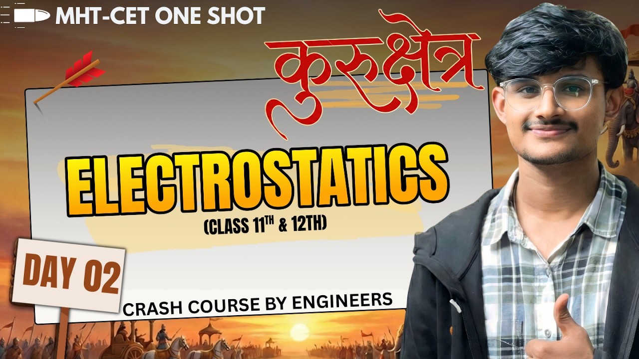 Electrostatics Detailed One Shot | Complete Theory & IMP Questions | Kurukshetra Crash Course 🔥