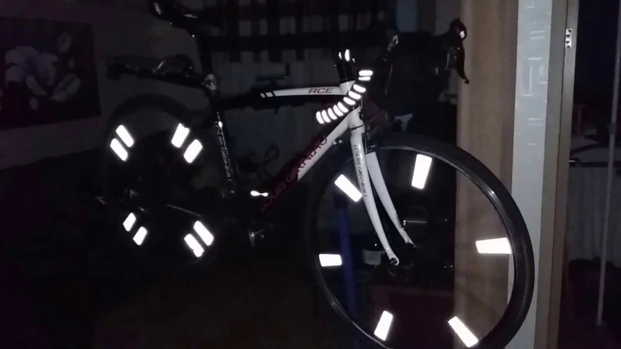 Spoke reflectors on garneau