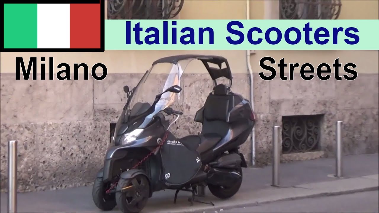 Motorcycles in Italy (16 minutes italian scooters)