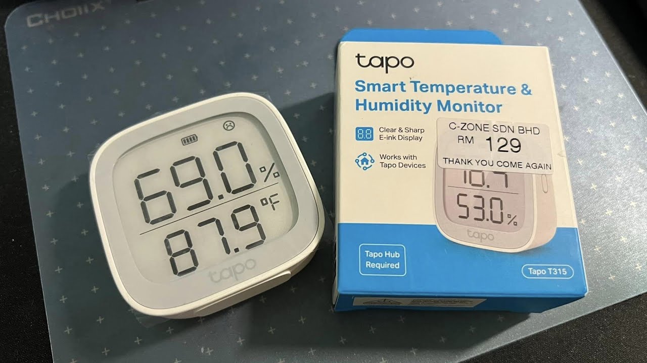 TP-Link Tapo T315 Smart Temperature & Humidity Monitor #malaysia #tplink #tapo #temperature