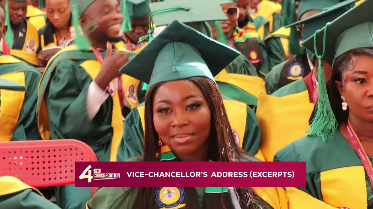 Vice-Chancellor Presents Graduation Statistics at the Fourth Congregation of AAMUSTED