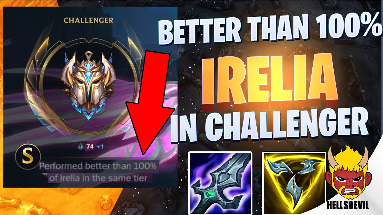 WILD RIFT | BETTER THAN 100% OF IRELIA IN CHALLENGER! | Challenger Irelia Gameplay | Guide & Build