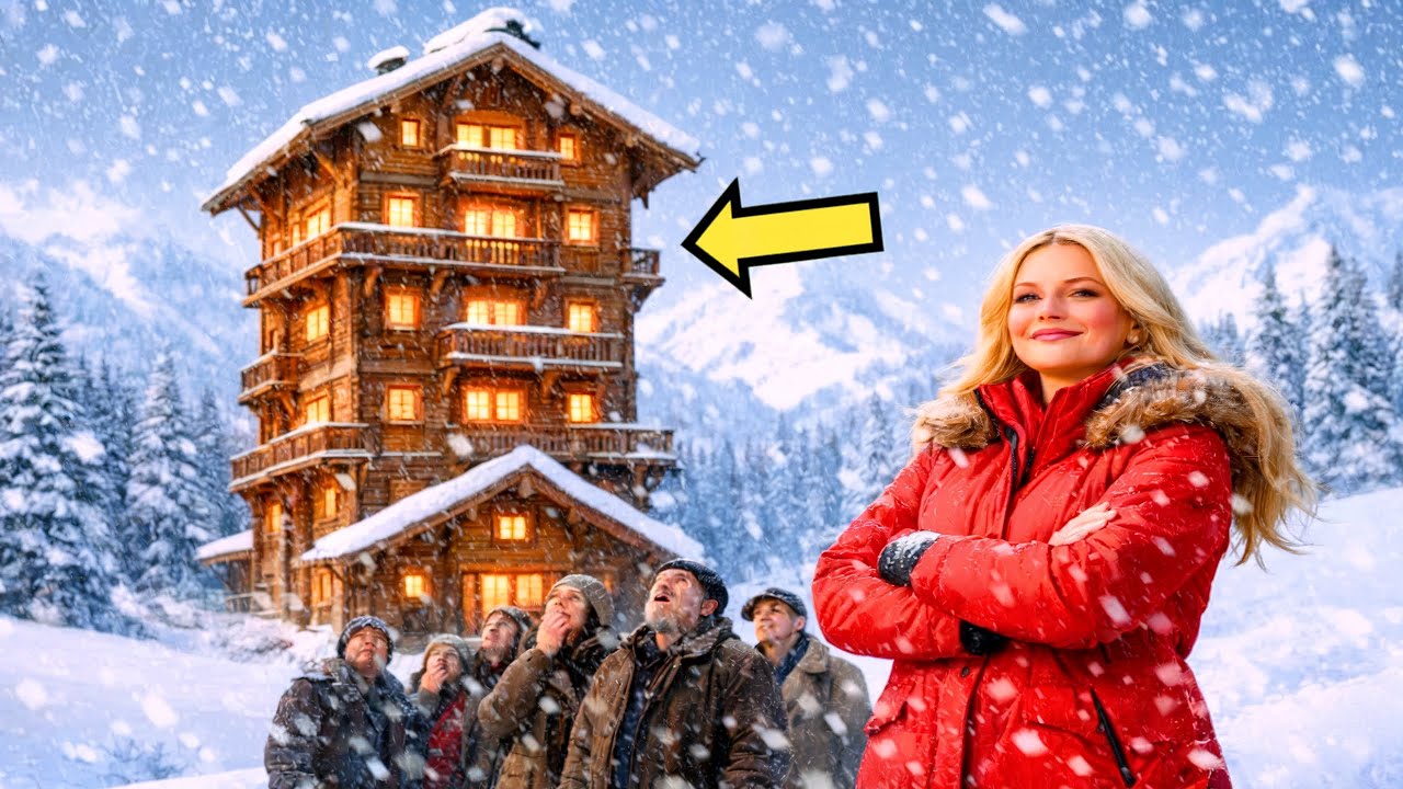 ILS ONT RI D'ELLE QUAND ELLE A FAIT UN CHALET DE 16 MÈTRES… MAIS 11 MÈTRES DE NEIGE SONT TOMBÉS
