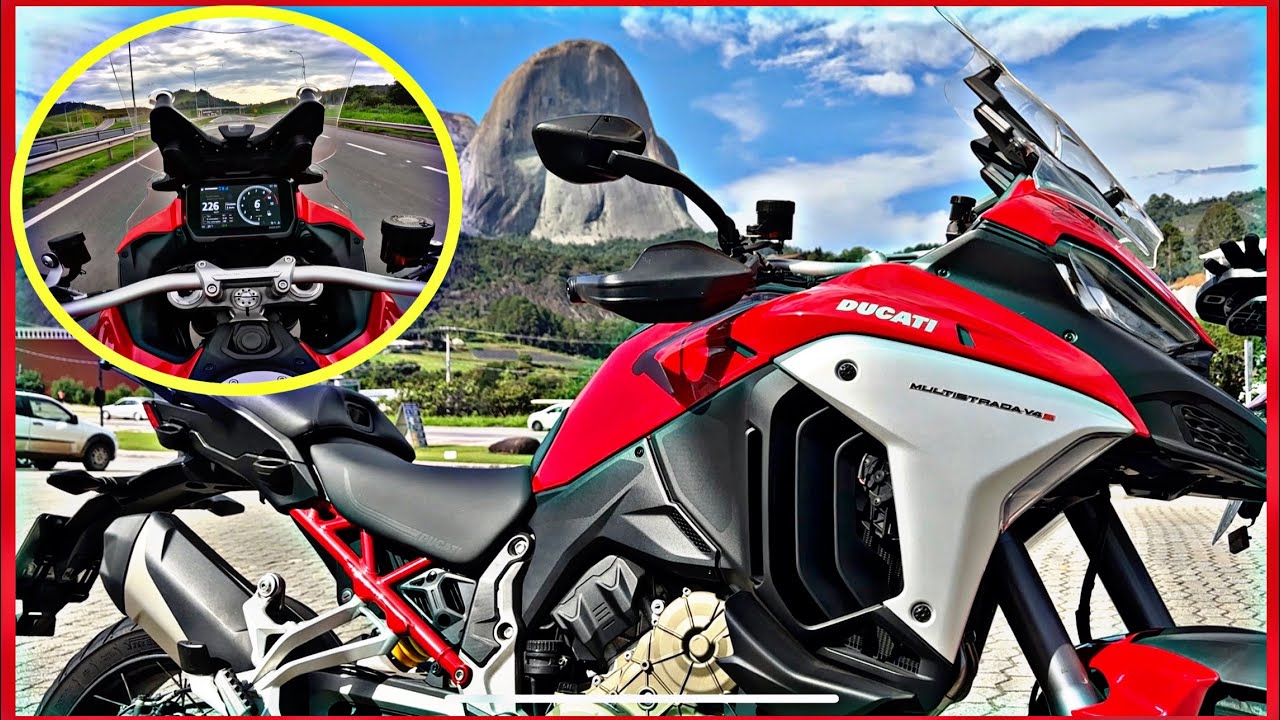 TESTE DUCATI MULTISTRADA V4S-A FERRARI DAS MOTOS É ISSO TUDO MESMO?CONSUMO,CICLÍSTICA E ACELERAÇÃO