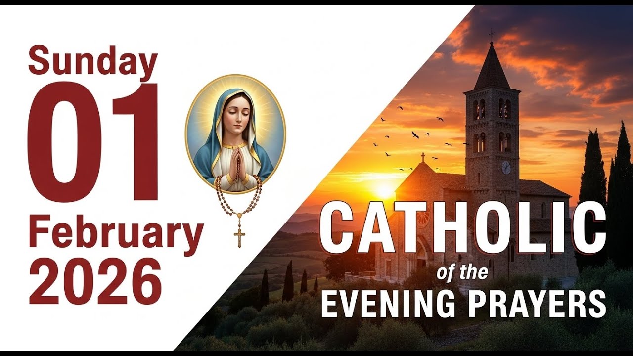 Evening Prayer February 01, 2026 🌙 Rest In Divine Peace & Protection 🙏
