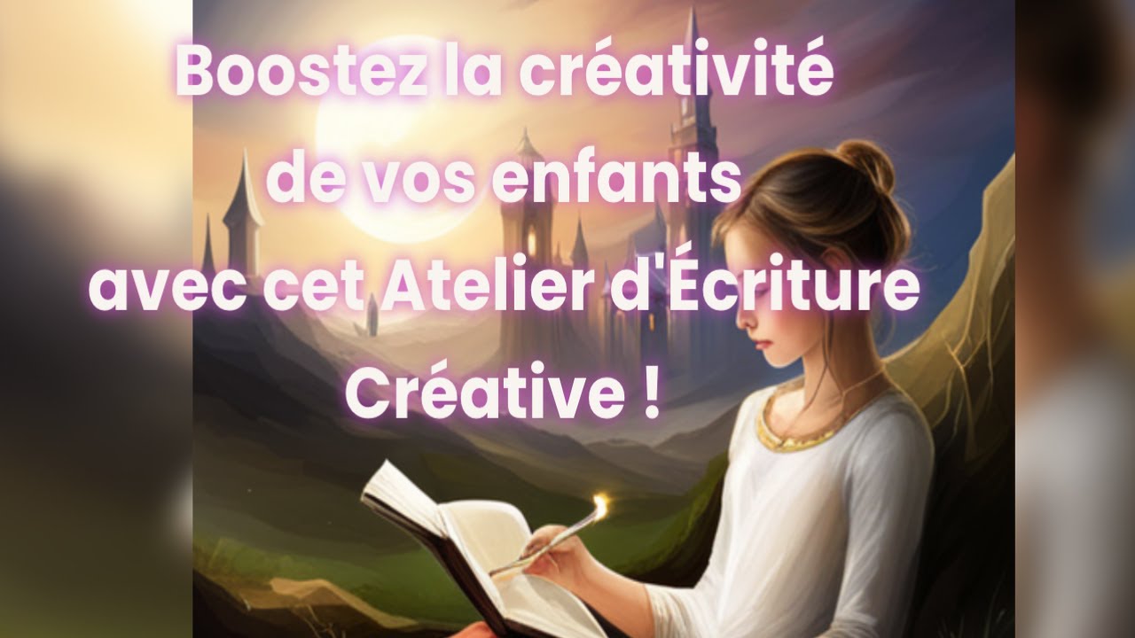 Boostez la créativité de vos enfants avec cet Atelier d'Écriture Créative !