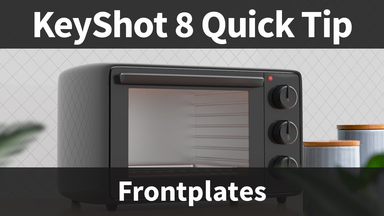 KeyShot 8 Quick Tip: Applying Frontplates
