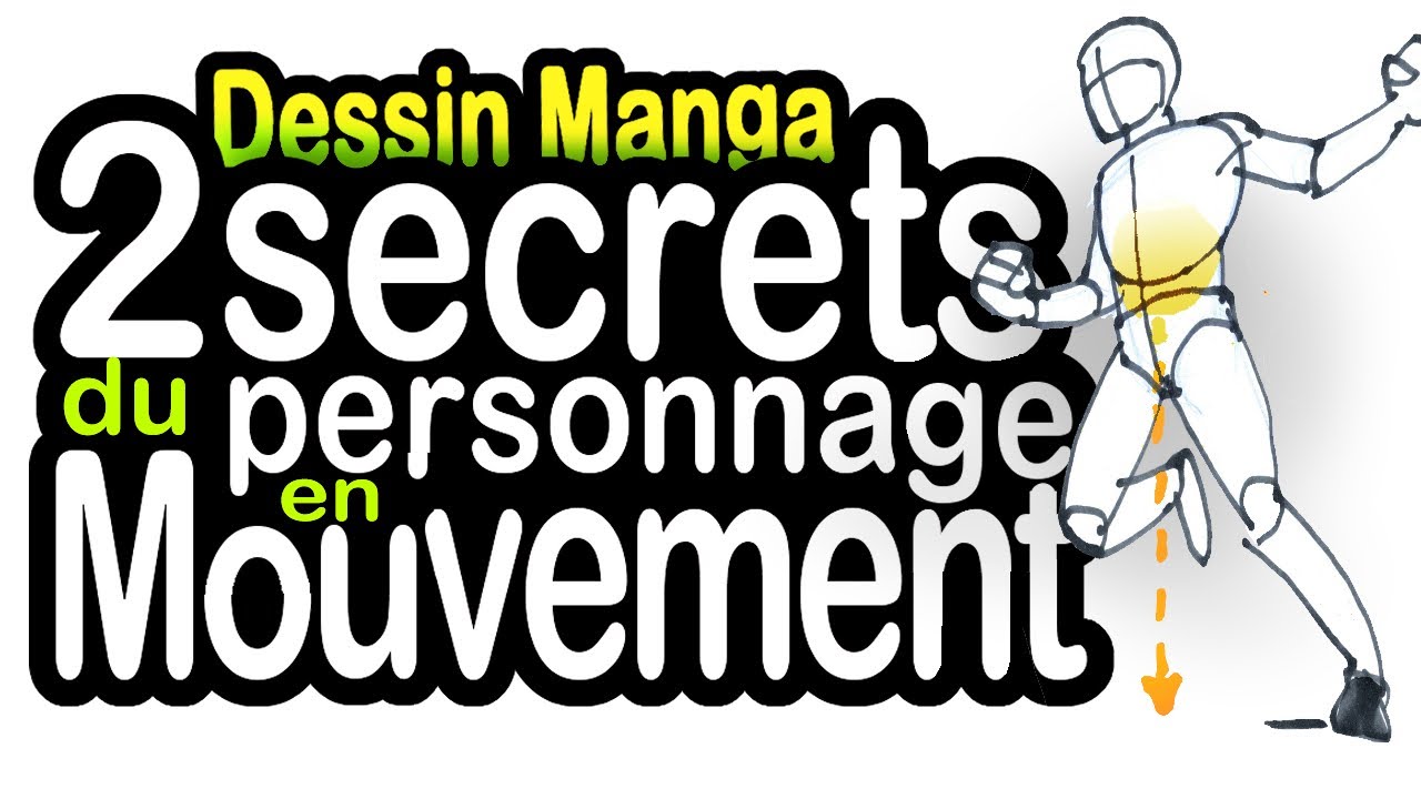 Comment ESQUISSER des corps MANGA DYNAMIQUES 😱😮 mouvement et équilibre
