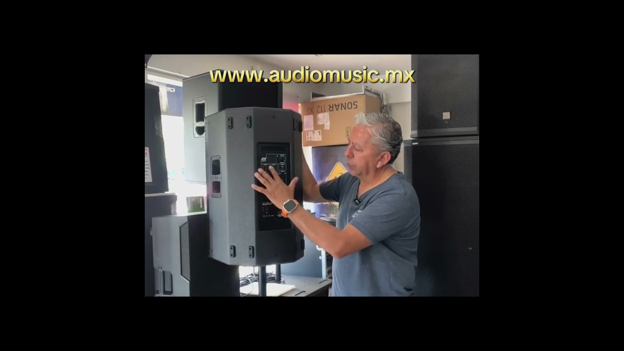 Explicación breve de los bafles activos marca Audio Center 
