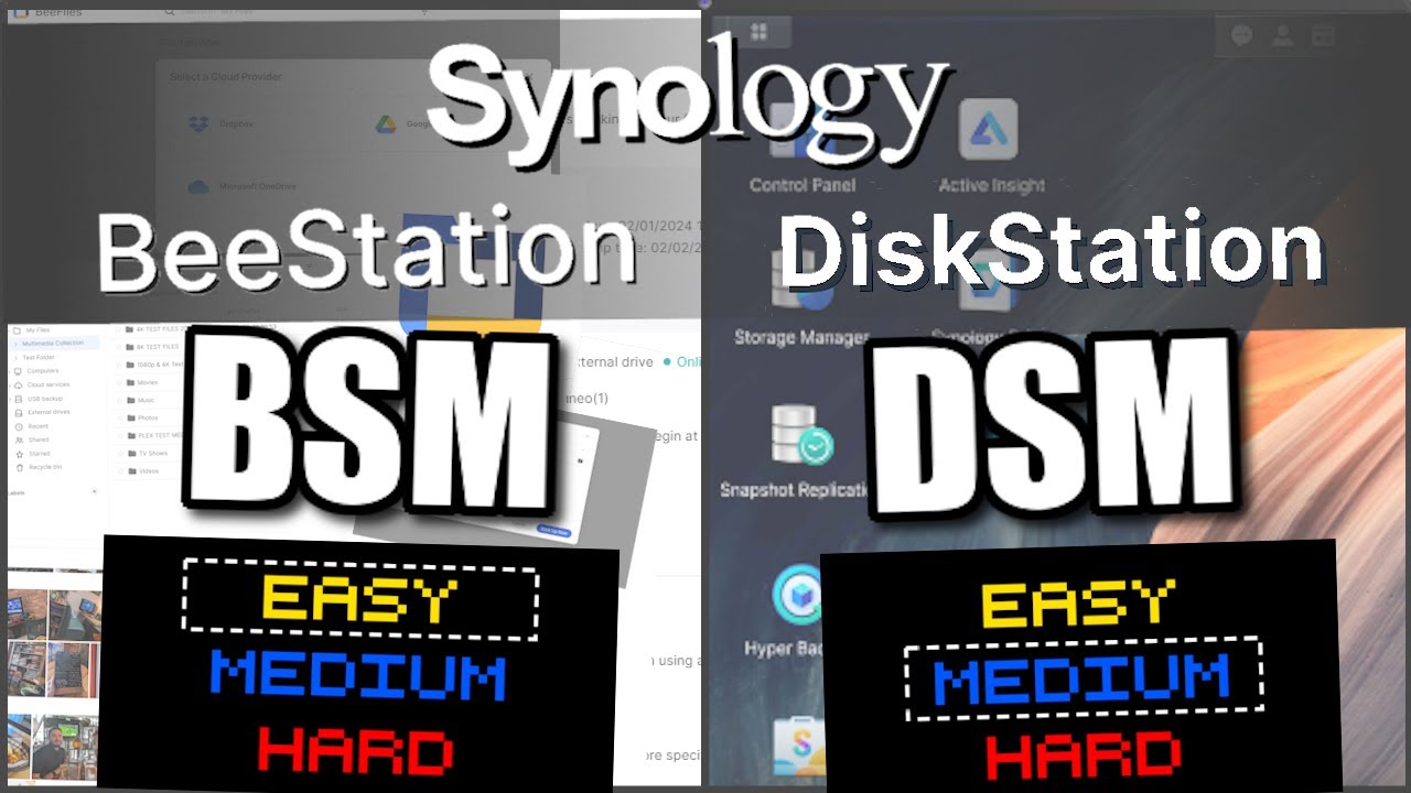 Synology BeeStation vs Diskstation NAS (BSM vs DSM)