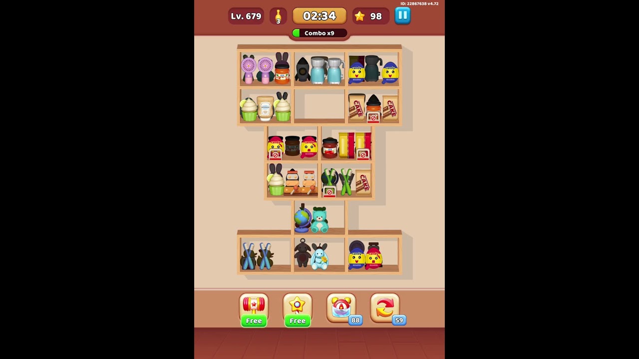 Goods sorting level 679
