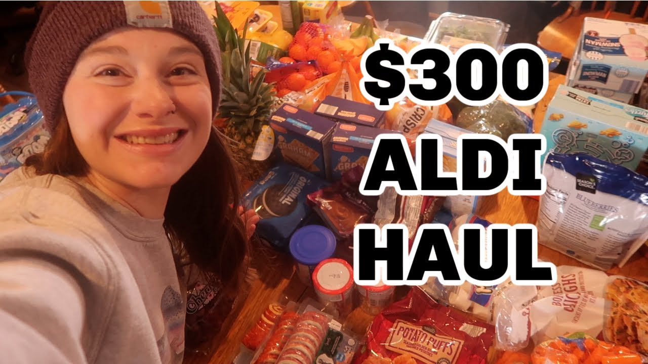 раз в месяц ездим за продуктами в Aldi