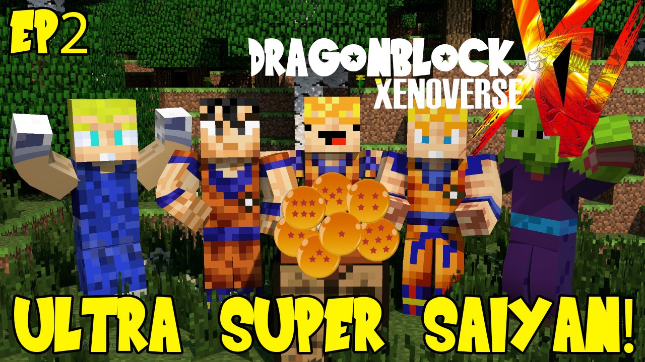 Dragon Block Xenoverse: Ultra Super Saiyan Power?! (Dragon Ball Z Minecraft EP 2)