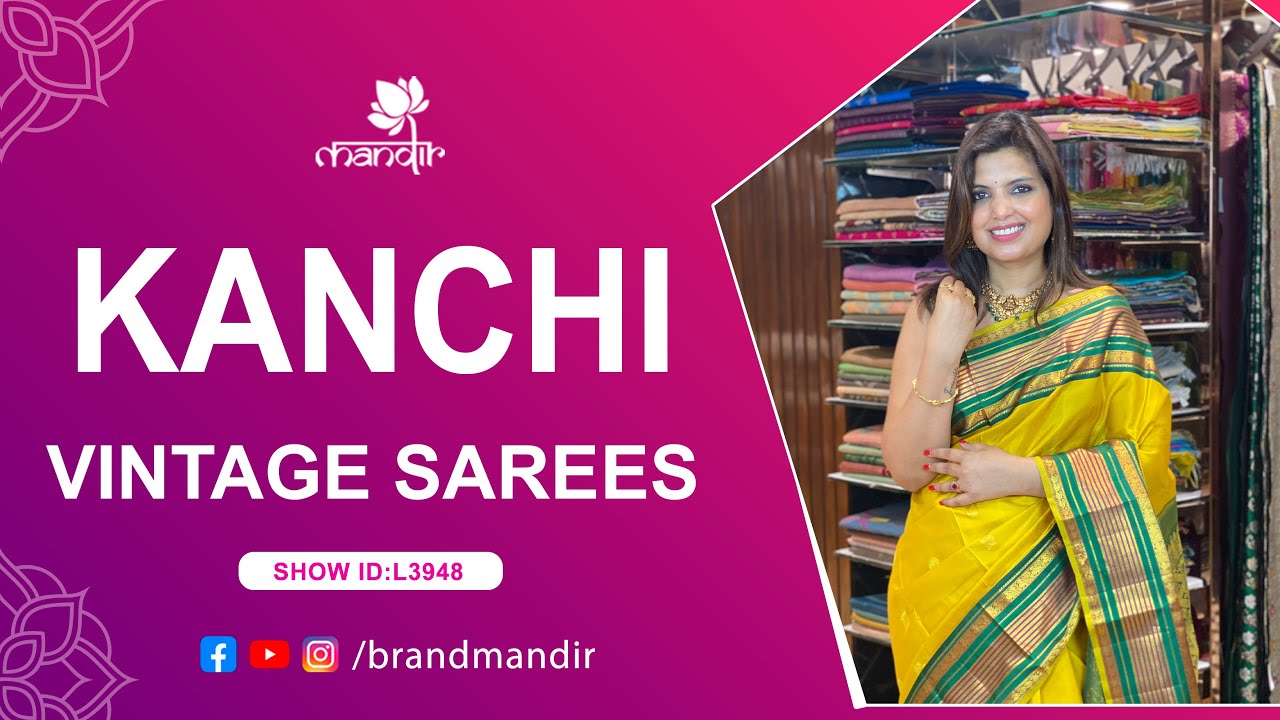 Kanchi Vintage Collection Sarees | WhatsApp Number 733 733 7000 | Brand Mandir Sarees LIVE