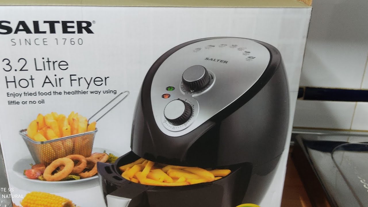 SALTER. 🧑&zwj;🍳🍟🍟HOT AIR FRYER. REVISI&Oacute;N DE ESTA FREIDORA SIN ACEITE.