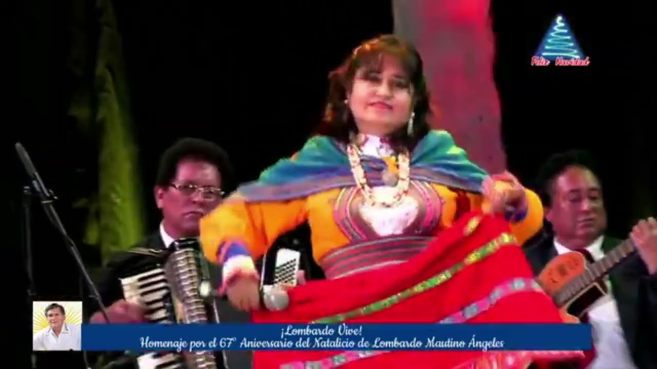 Carmencita Ancashina en el homenaje al Ing. Lombardo Mautino -Teatro Cultural de Huaraz 23/12 /2022