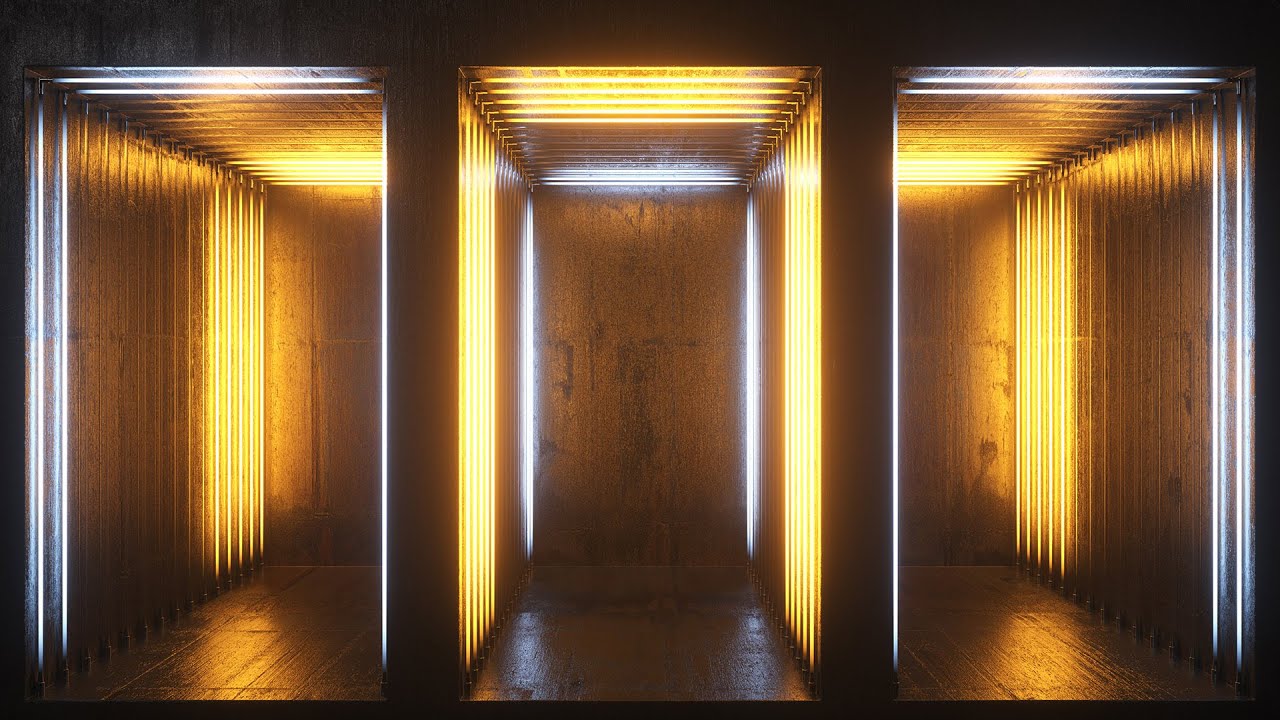 Neon Rooms 2 VJ Loops Pack by Ghosteam / 54 VJ Loops 1080p / 4K