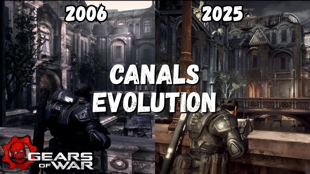 Gears of War CANALS Evolution | Gears 1, 2, Reloaded, 4 & 5