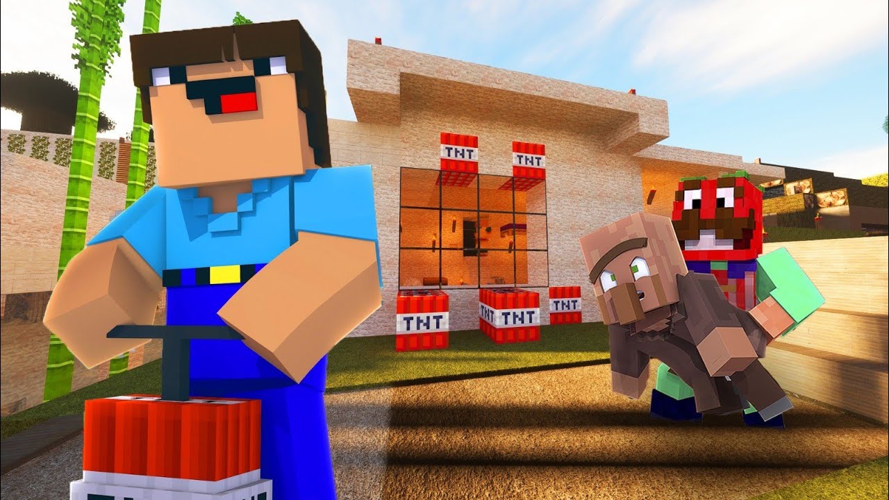 Jesusseron explota mi casa *Minecraft con Noobs*