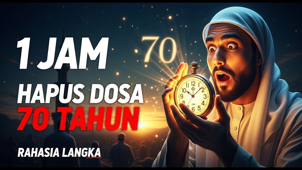 Rahasia Waktu 1 Jam yang Menghapus Dosa 70 Tahun (Jarang Dibahas)