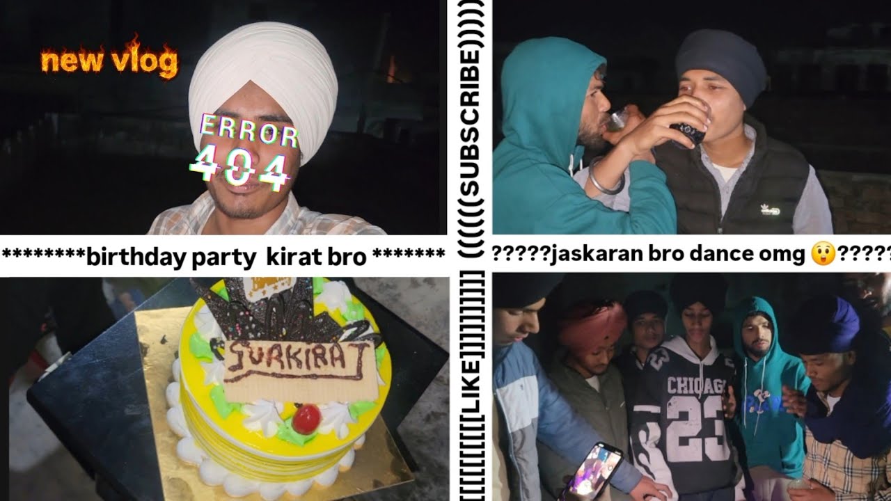 Gurkirt Bro Birthday Blast Party  🎂 Jaskaran Ka Killer Dance 💃 Next Level Masti