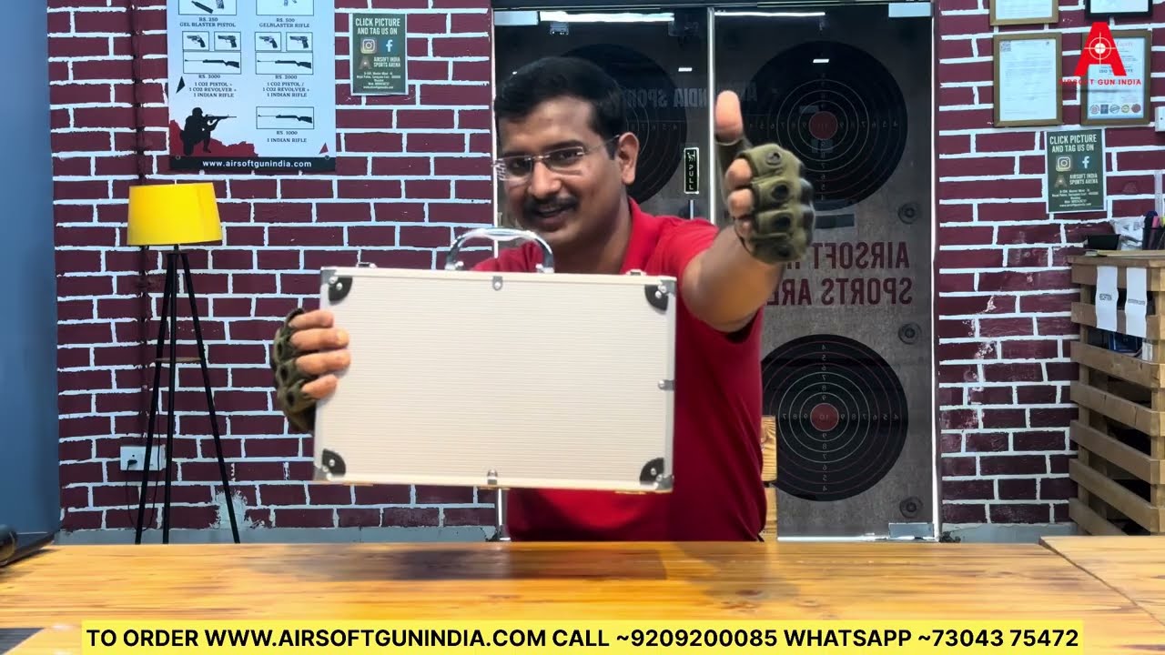 Customised Metal Gun Box for Air Guns | Premium Storage Box for Air Rifles & Pistols 