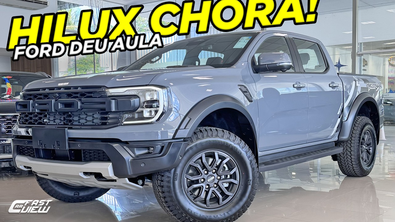 NOVA FORD RANGER RAPTOR 2024 MELHOR PICAPE DO BRASIL MONSTRO NA PISTA E NA TERRA COM MOTOR V6 ANIMAL