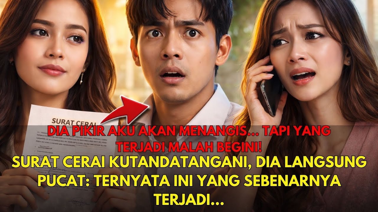 SURAT CERAI KUTANDATANGANI, DIA LANGSUNG PUCAT: TERNYATA INI YANG SEBENERNYA TERJADI…