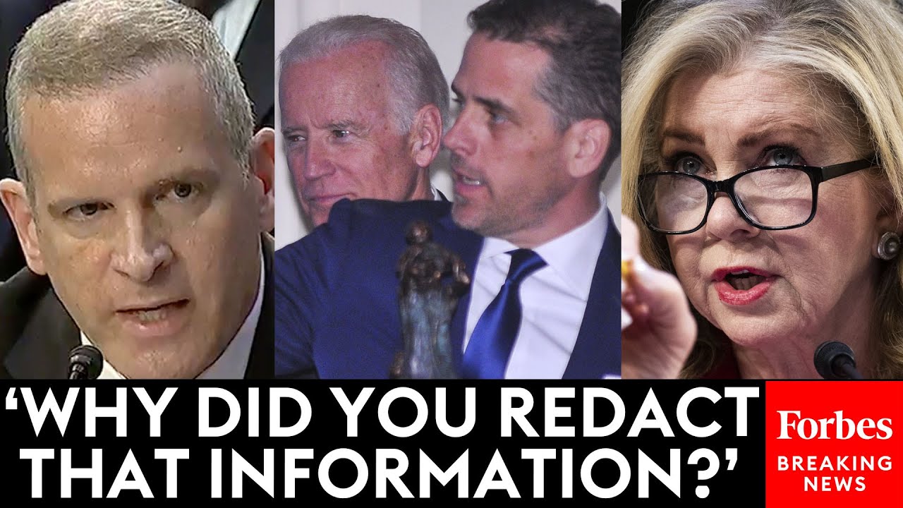 Top FBI Official Clashes With Blackburn Over Allegations Of Recordings About Biden Family 'Bribes'