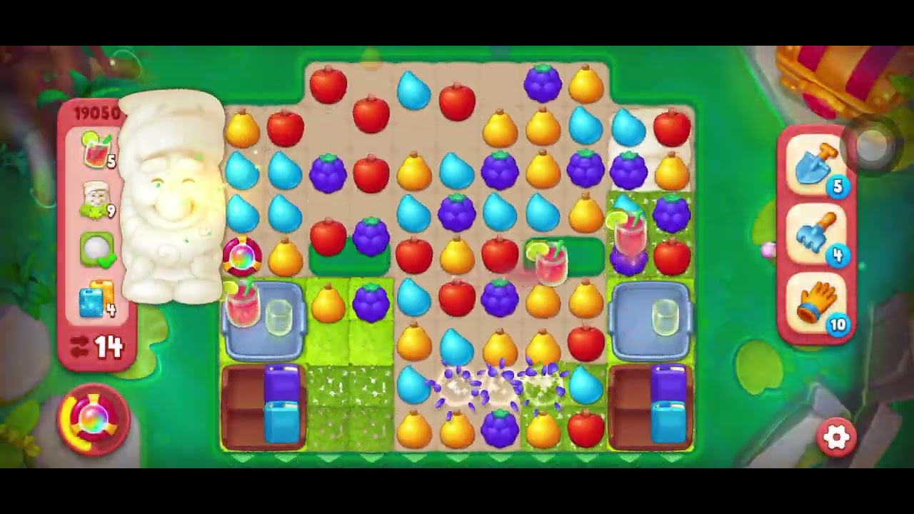 Gardenscapes Level 19050 (Hard Level)