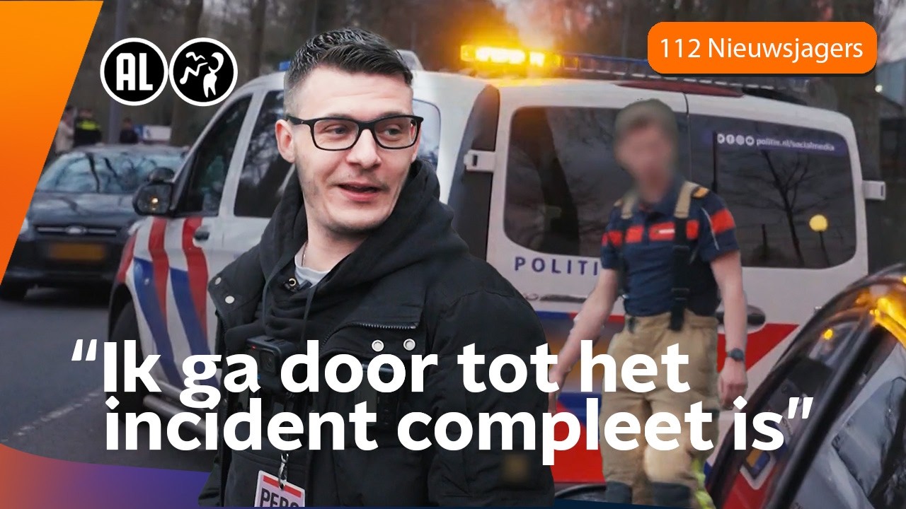 “Je LOOPT door m’n SHOT heen!”| 112 Nieuwsjagers