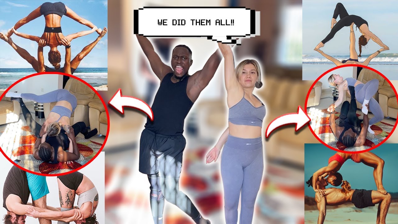 We Tried The COUPLES YOGA CHALLENGE! TRY NOT TO LAUGH