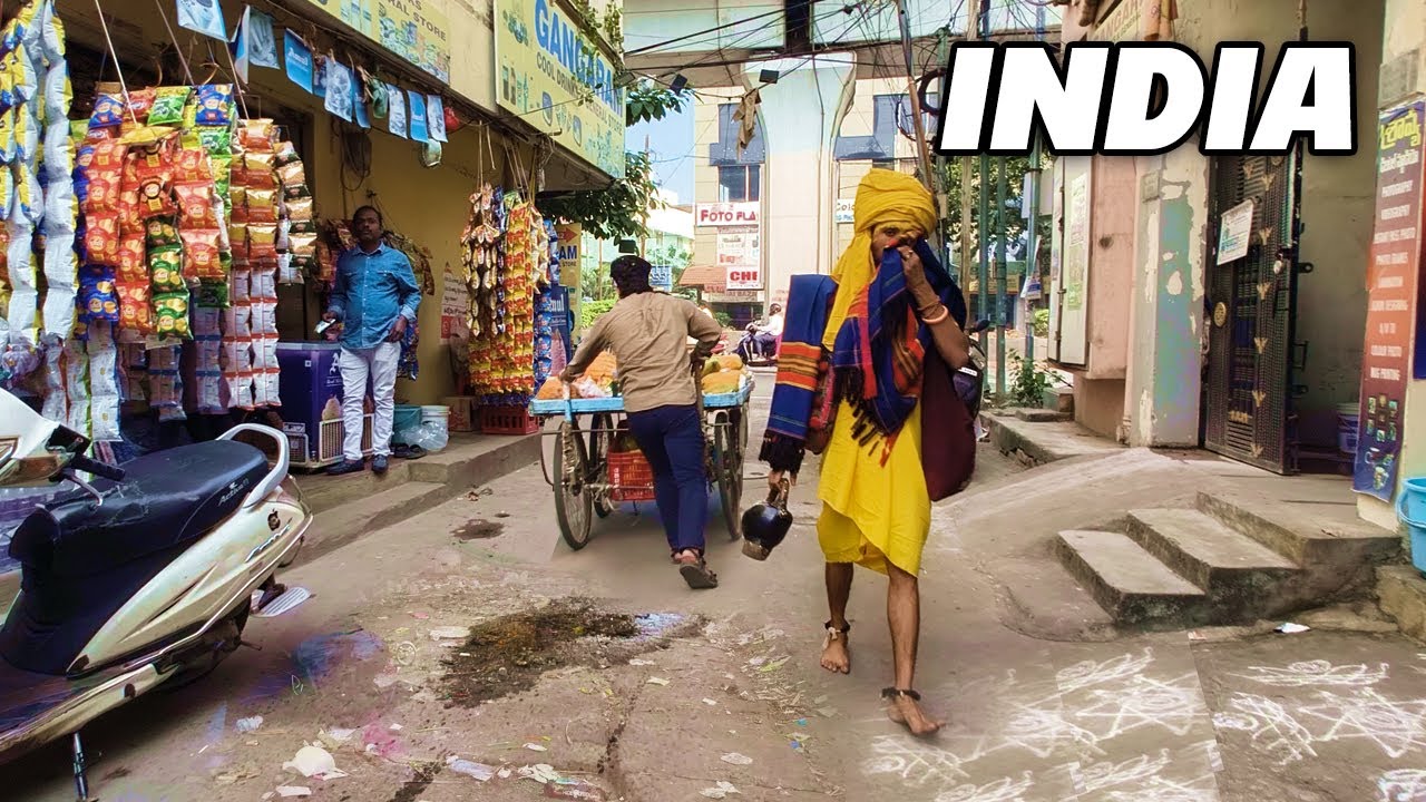 Повседневная жизнь в ИНДИИ 🇮🇳 | Как на самом деле выглядят настоящие улицы (4K)