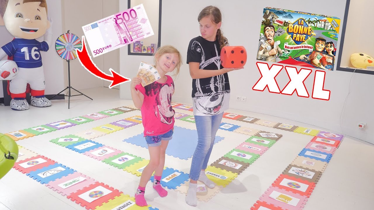 GÉANT LA BONNE PAYE CHALLENGE XXL • 2 mois de salaire à gagner ! - GIANT BOARD GAME CHALLENGE!!!