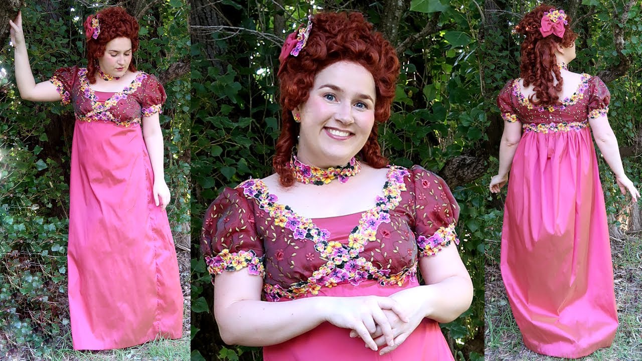 I made a Penelope Featherington cosplay | Sewing a Bridgerton inspired regency costume