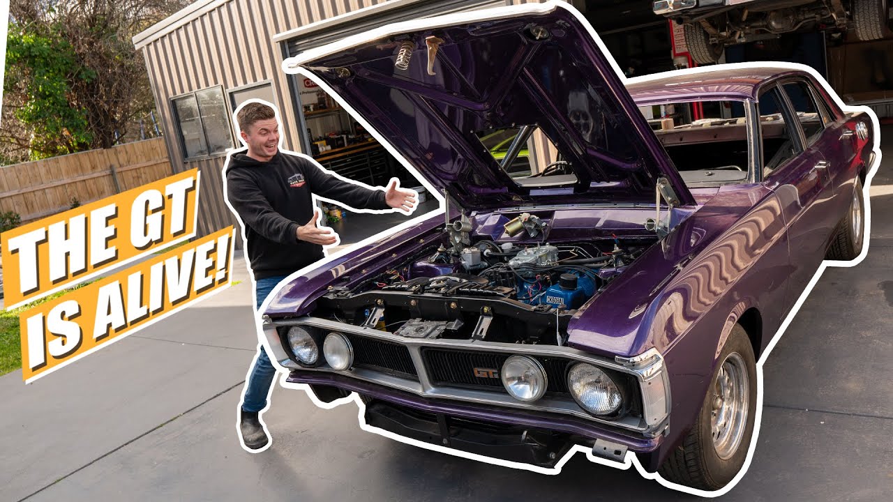XY GT Falcon Build - Part 11 - FIRST START UP!