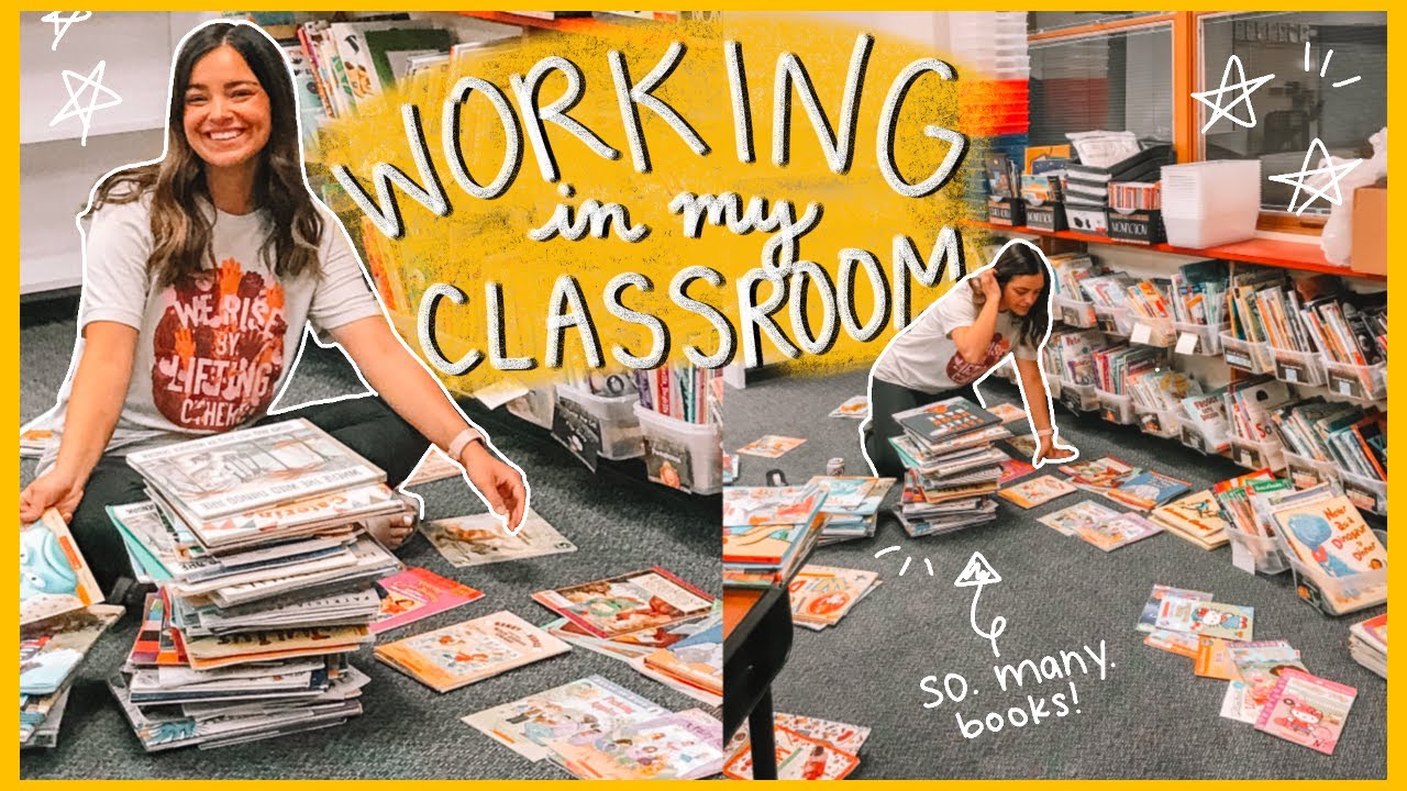 WORKING IN MY NEW CLASSROOM! | Teacher on Summer Break Vlog