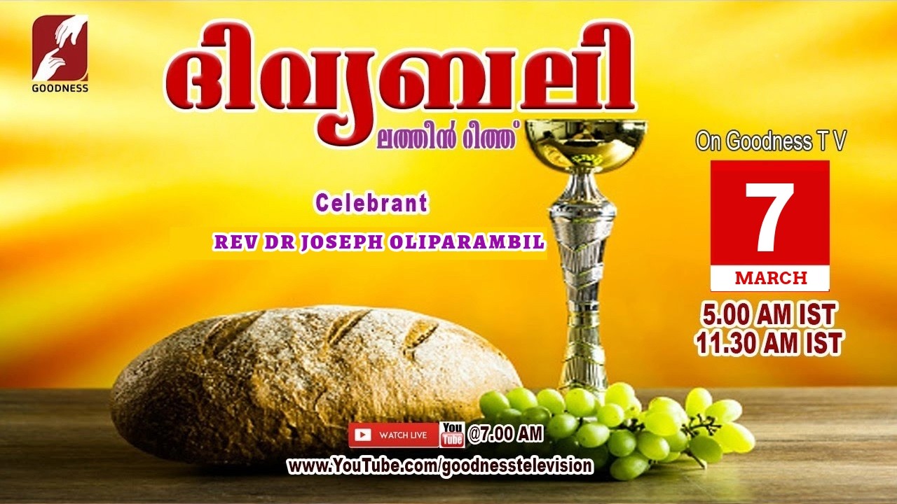 HOLY MASS|LATIN MASS| 07 MAR 2026 |DR JOSEPH OLIPARAMBIL|MALAYALAM QURBANA|TODAY MASS|GOODNESS TV