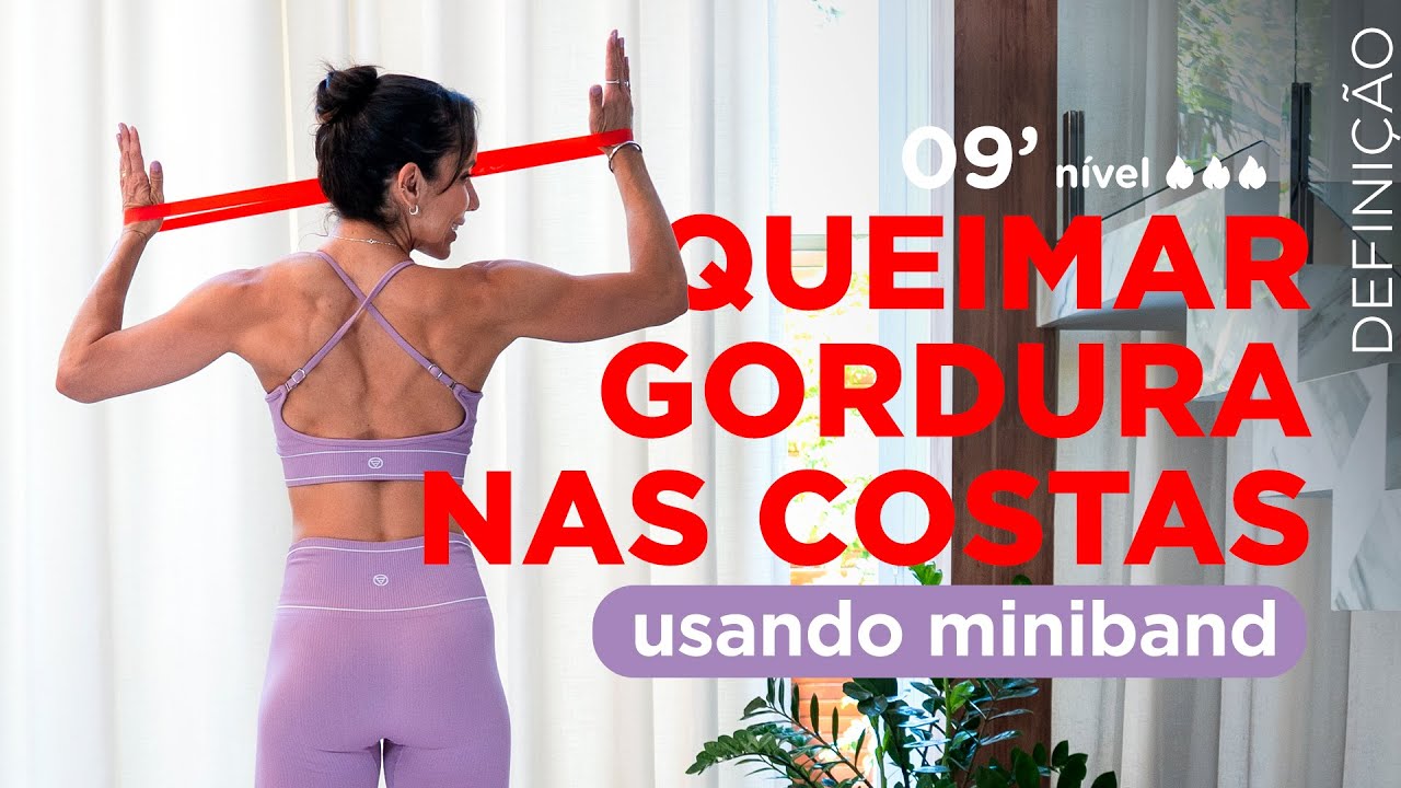 Melhor treino pra secar gordura das costas em casa - Carol Borba 