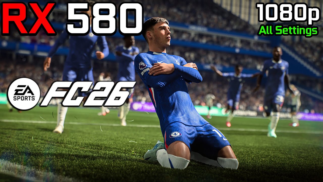 EA Sports FC 26 - RX 580 | 1080p - All Settings #PCGamePassPartner